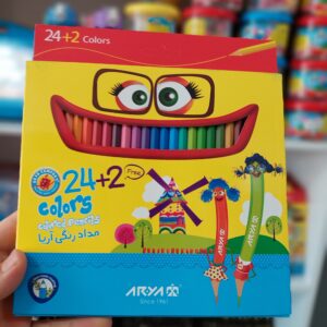 مداد رنگی 2+24آریا