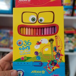 مداد رنگی 36 رنگ شرکت آریا